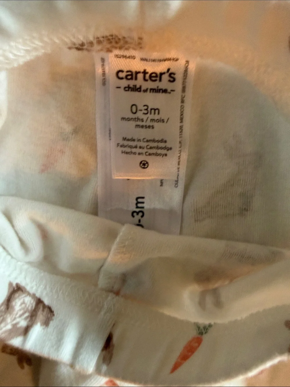 Carters, Saddle Designs soft coral